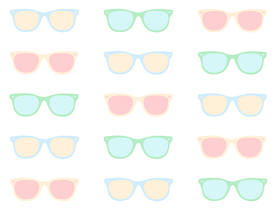 Sunglasses Pattern glasses illustration pastel pattern sunglasses vector
