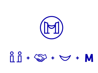 MedLex - mediation law art brand branding concept design flat icon logo logotype minimal