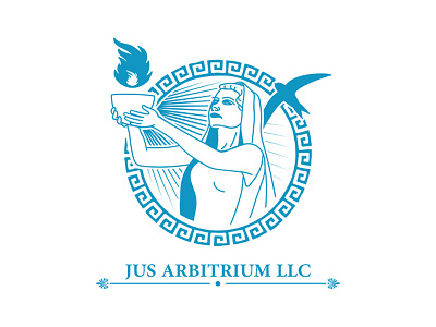 JUS ARBITRIUM branding design logo vector