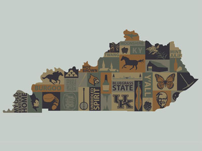 Iconic Kentucky kentucky poster