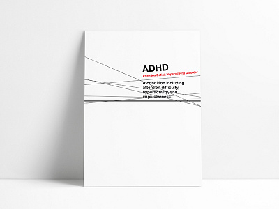 ADHD Poster adhd awareness educational mental disorder swiss