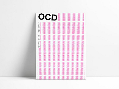 OCD Poster awareness educational mental disorder ocd poster swiss