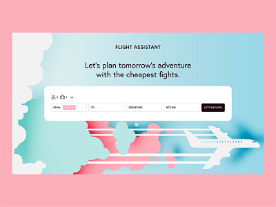 Flight Assistant | Day 19 of the Website Design Challenge