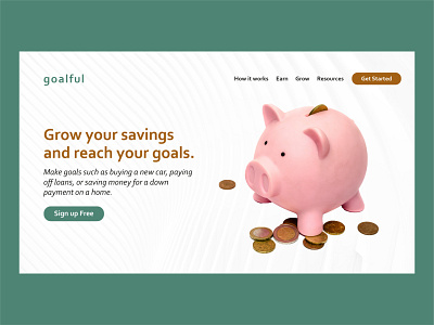 goalful | Day 25 of the Web Design Challenge