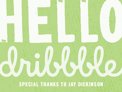 Hello, Dribbble!