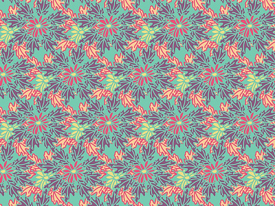 Floral Abstract Repeat Pattern