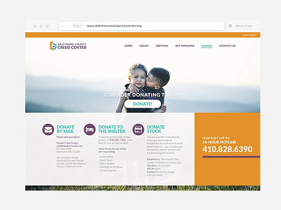 Crisis Center Website Prototype
