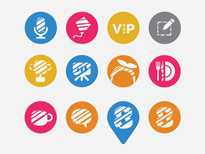 Barcoding Executive Forum Icons barcode branding conference forum icon set iconography icons leaders simple vip women