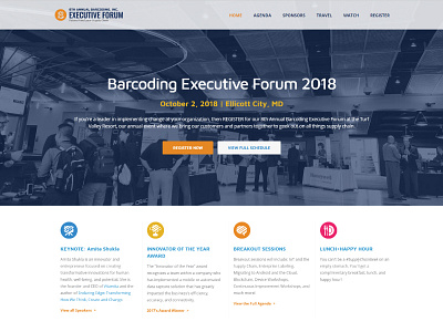 Barcoding Executive Forum Website