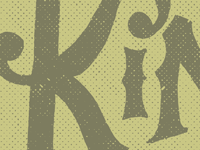 Kinfam Original T-Shirt Concept green handdrawn letter k logo usa