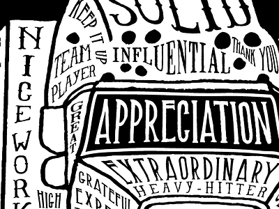T-Shirt Graphic for Interstate Freight Driver Appreciation appreciation driver grateful interstate lettering semi trucker type typography
