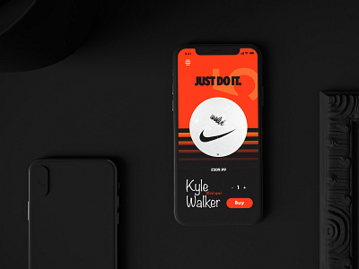 Nike Ball app design illustration ios iphone typography ui ux