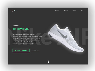 Daily UI #003 Landing Page (above the fold)