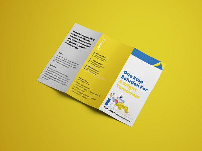 Tri Fold brochure animation branding brochure brochure mockup character clean design flat identity illustration illustrator lettering logo minimal product tri fold tri fold brochure type typography vector