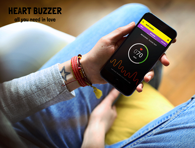 Heart Buzzer app design ux