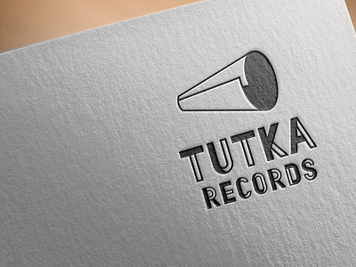Logo design for music label "Tutka records"