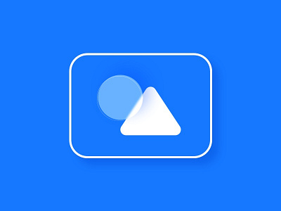 blue icon logo ui