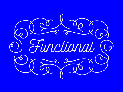 ~*~Functional~*~ filigree flourish script