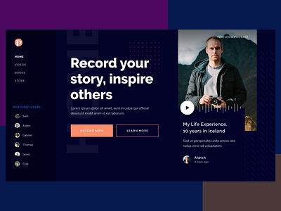 #Rebound - Podcast Landing Page