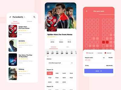 Movie ticket booking app