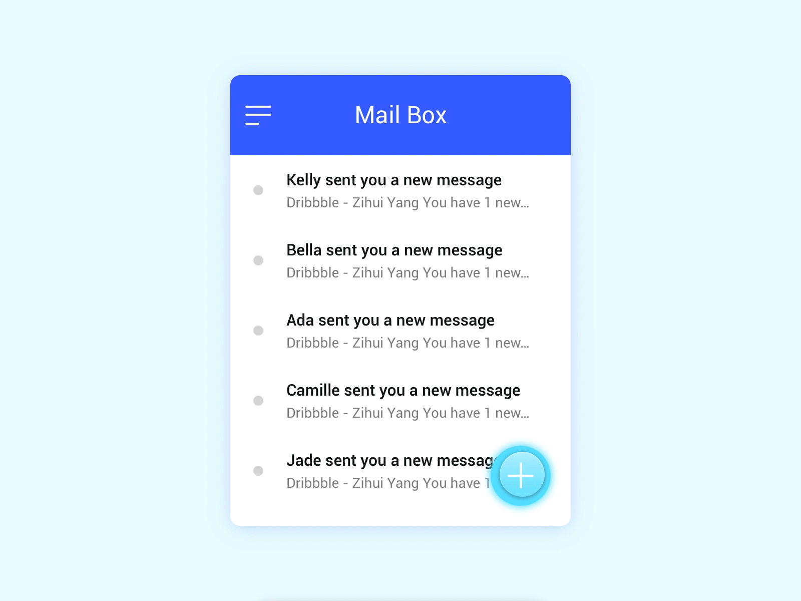 Floating Action Button - Playing with ProtoPie action button animation app dailyui demo email floating floating action button floating button mobile protopie prototype prototype animation sketch sketchapp uiux uiuxdesign ux