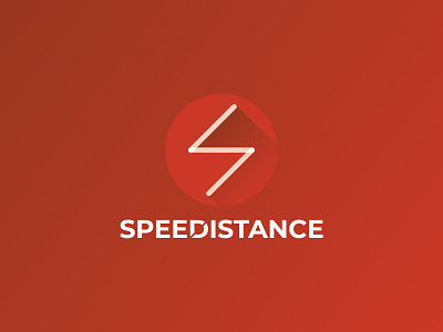 Speed_Distance business logo clever company creative custom design flat logo illustration logo minimalist speed logo