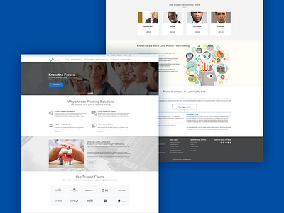 Landing Page - Website corporate website pricing strategy solution user interface design website design
