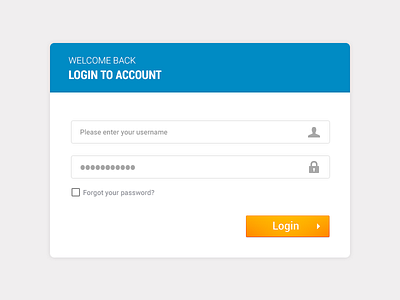 Login Page Design