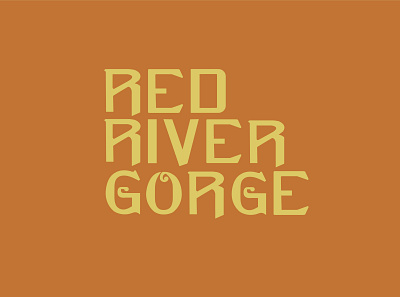 Red River Gorge, KY kentucky red river gorge typography