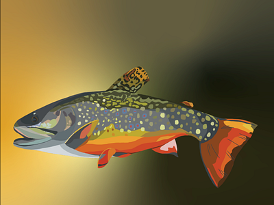Fly Fishing Pin by Joseph Ernst on Dribbble