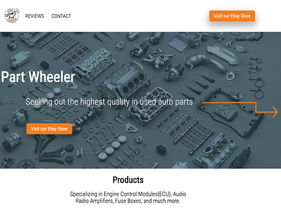 Part Wheeler website web design