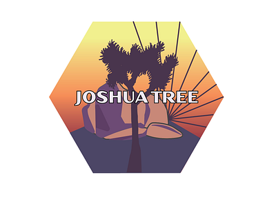 Joshua Tree graphicdesign illustration joshua tree sticker design