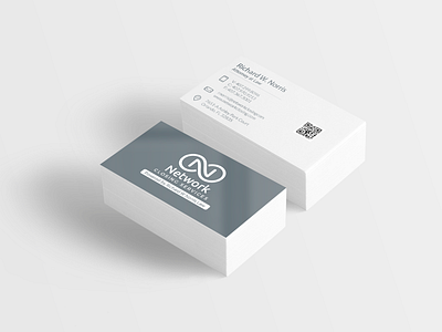 Logo and business card mock up for client.