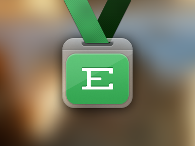 Event App Icon app badge event icon id lanyard opaque ui