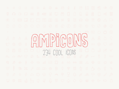 Ampicons draw drawn glyph glyphs hand made icon icons sketch