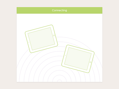 Connecting Modal connect device icon icons illustration ipad modal popup screen ui