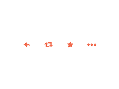 Retina Twitter Icons favorite icons reply retweet twitter