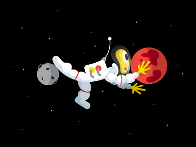 Life in Space astronaut character debut mars moon nasa planet rocket space stars universe