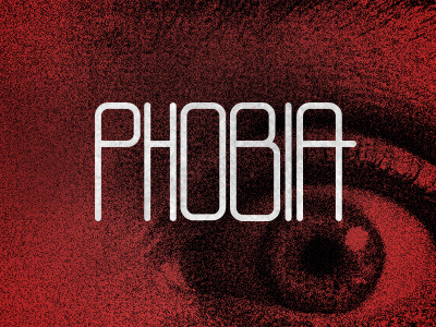 Phobia Logotype letters logo mark phobia type typography
