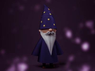 lil wiz 3d 3d illustration cartoon character illustration wizard