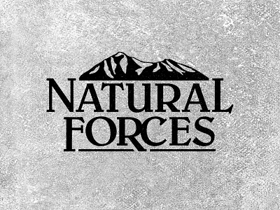 Natural Forces granola letterforms logo logotype type typography