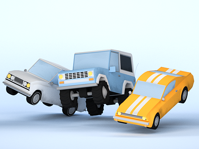 beep beep beep 3d 3d illustration bronco car cars illustration model mustang vehicle vehicle design