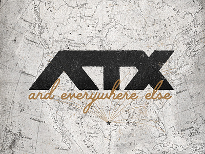 ATX Bound atx austin austin texas branding design freelance illustration lettering logo mark texas type typography