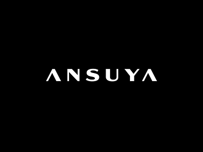 Ansuya branding identity letters logo logo design logotype mark nonprofit type wordmark