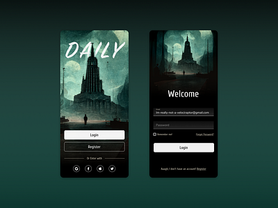 Daily UI Challenge | 01: Sign Up Form