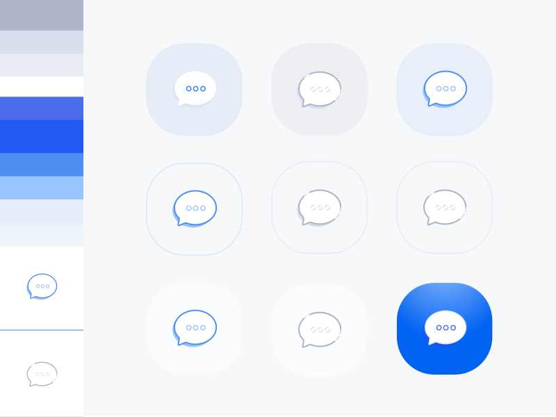 Ico ico ico clean research moodboard board colors icons