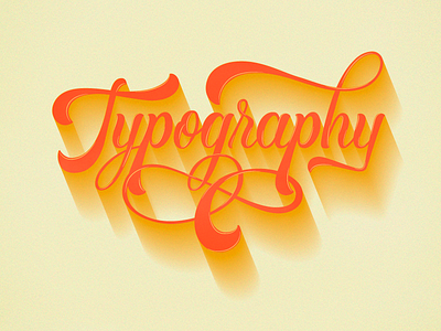 Typography calligraphy design lettering typography