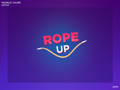 Rope UP arcade design entertainment fun game game art gui interface mobile ui user intrerface ux