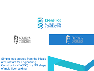 Creators for Engineering and Contractions branding design icon illustration logo vector