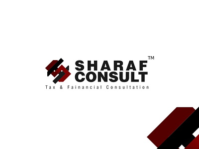 SHARAF CONSULTS branding design illustration logo